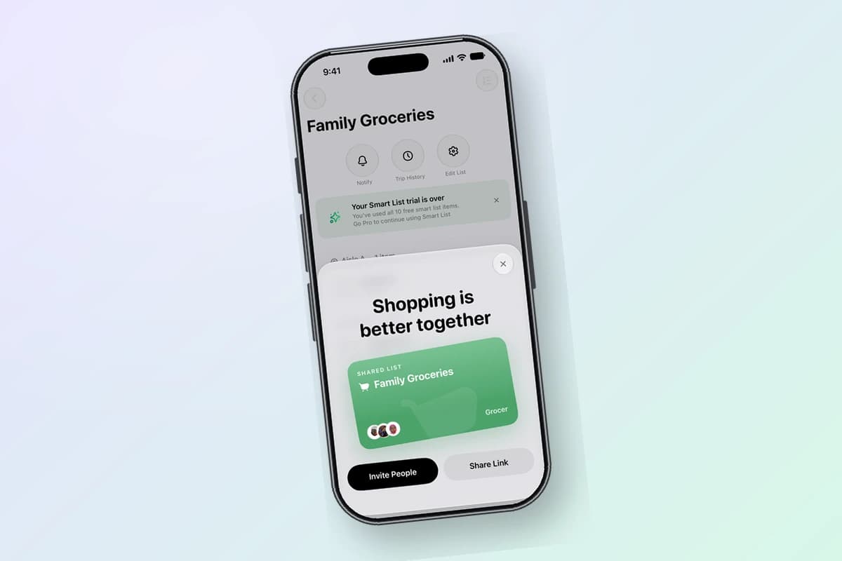 Pepperjack's invite sheet shown on an iPhone 17 Pro